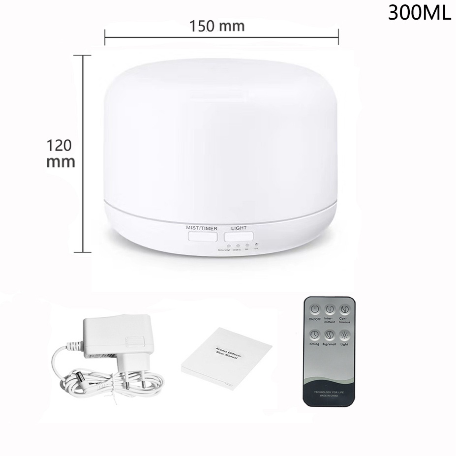 CINSEER humidifier air 300ml aromaterapi diffuser dengan remote (tidak free oil)-3