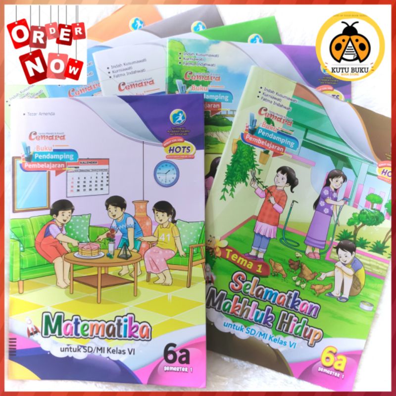 LKS Cemara Kelas 6 SD/MI Semester 1 K13 [ Tema 1,2,3,4,5 + lks Matematika ] Soal Hots - CV. Putra Nu