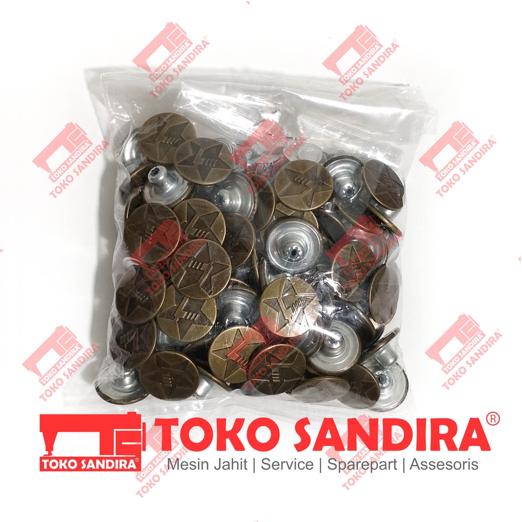 [ TOKO SANDIRA ] 100 pcs Kancing Levis/kancing jeans/kancing celana levis-jeans
