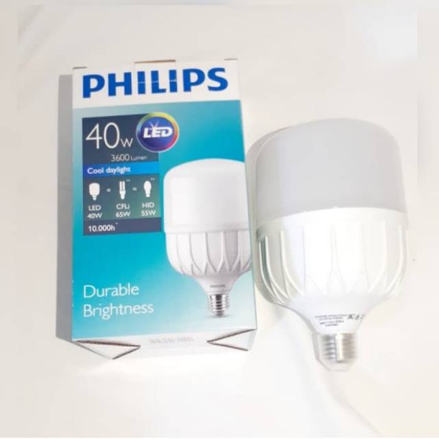 Led philips 40watt tforce putih