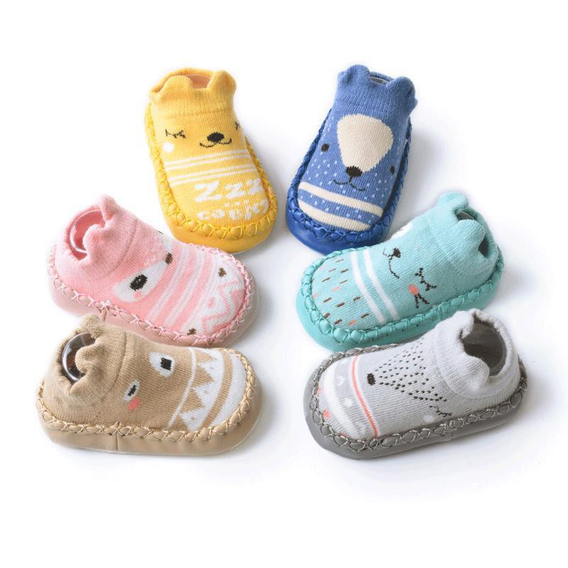 DODORY KS03 Sepatu Bayi Anti Slip Motif Sepatu Anak Karakter Baby Pattern Moccasins