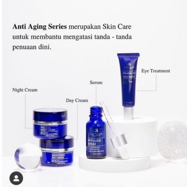 LA TULIPE  ANTI AGING SERIES ( 4 ITEM  - D/N 25 - AA SERUM - EYE TREATMENT )