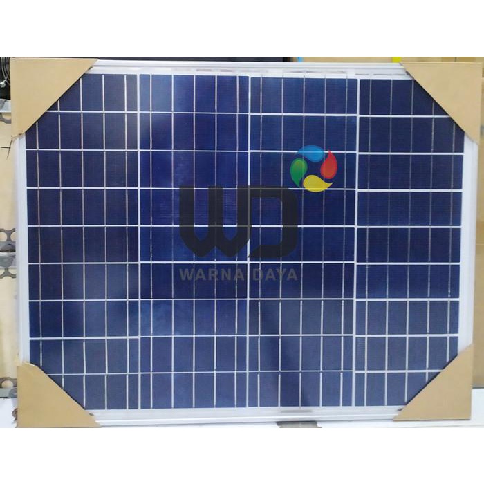 Jual PANEL SURYA SOLAR PANEL SOLAR CELL MERK SUN ASIA 50WP POLY Shopee Indonesia