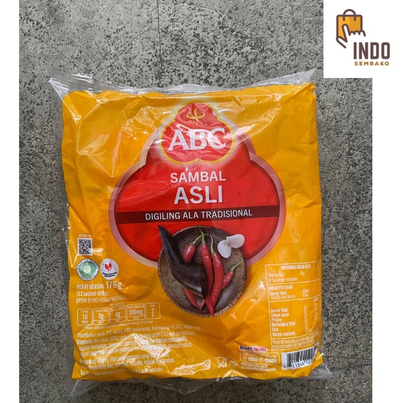 Sambal ABC sachet 22x8g / sambal ABC stik 8g / Chilli Sauce