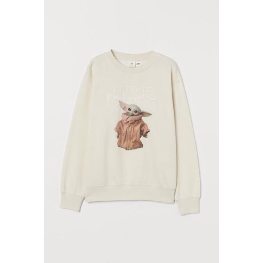 Crewneck hnm H&M Starwars Baby Yoda