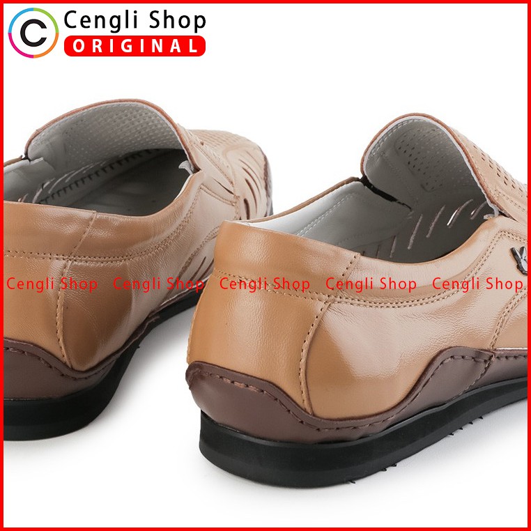 PLAYBOY SEPATU CASUAL SEMI FORMAL PRIA ORIGINAL TERBARU COKLAT PL39