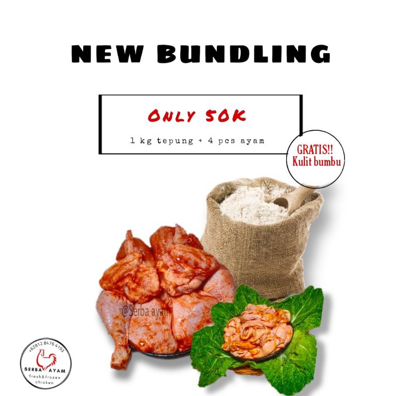 

Paket ayam tepung fried chicken
