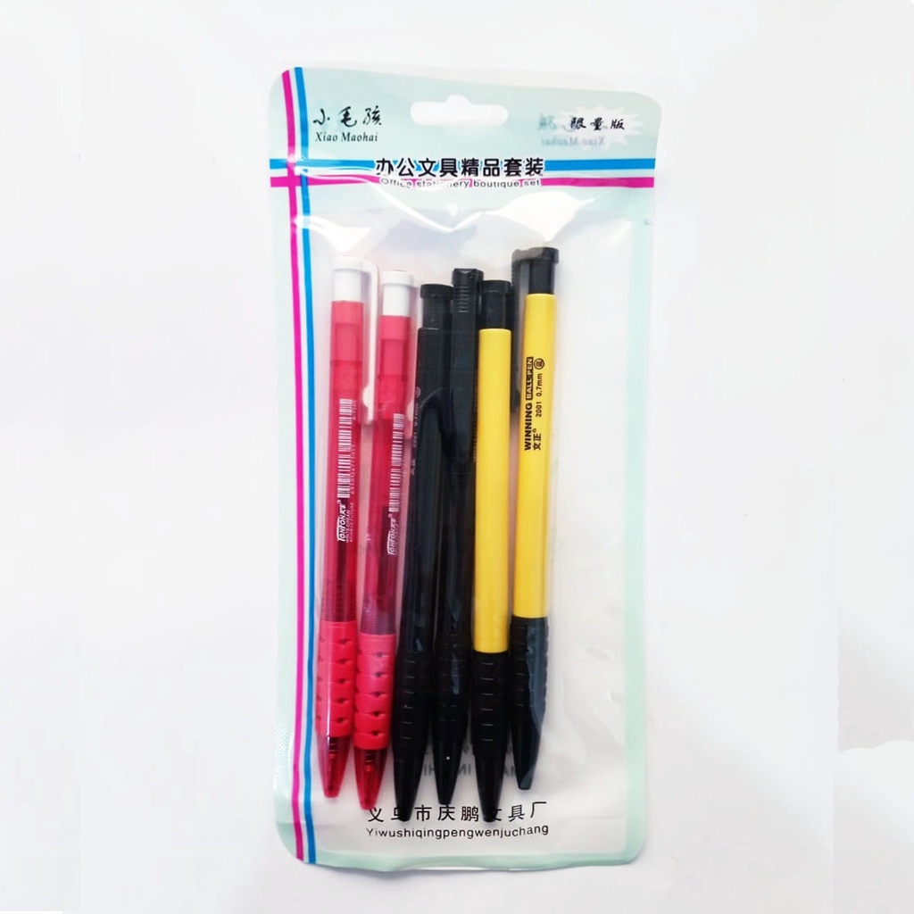 Pulpen Mix Gel Isi 6 pcs