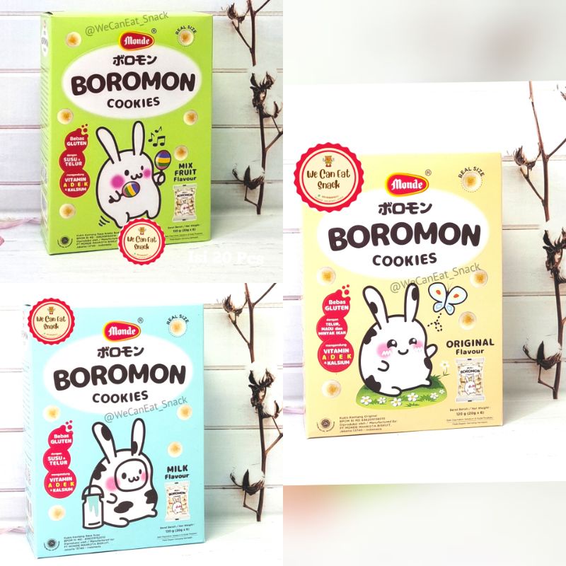 

Monde Boromon Cookies All Variant 120gr