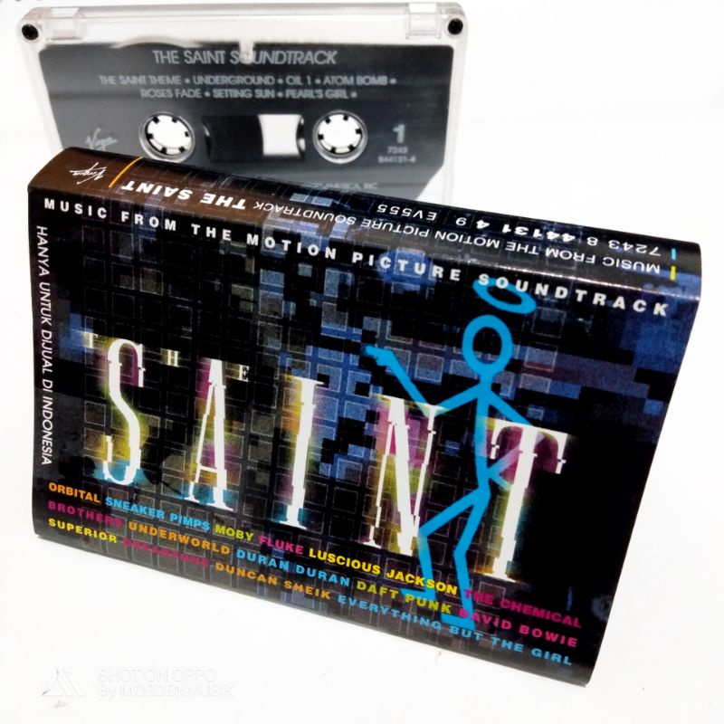 Kaset The Saint album soundtrack kompilasi electronic pop