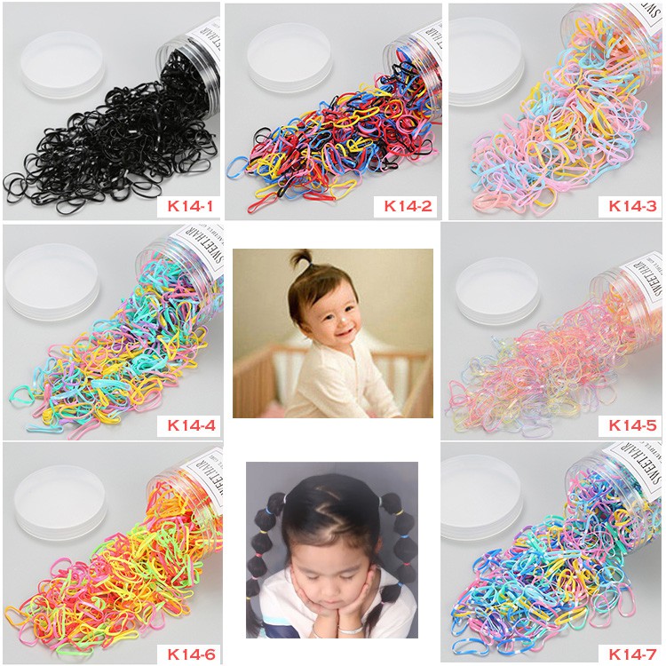 Set isi 10/18pcs -Hair Clips Girls Baby Klip Rambut Anak Birthday Hadiah Box kuncir rambut anak