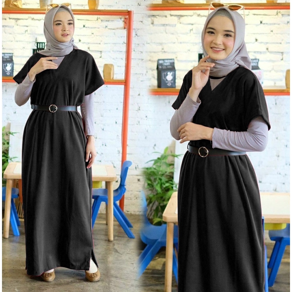 [HNFK] Tunik Leisa / Tunik Wanita Hijab / Tunik / Baju Tunik Wanita Terbaru / Tunik Panjang