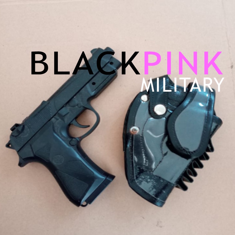 BLACKPINKMILITARY Holster Kanvas - Hitam 2