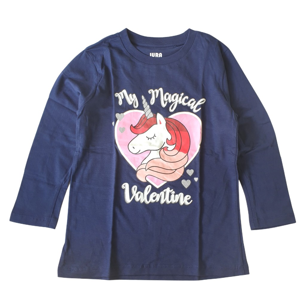 Kaos Anak Lengan Panjang Jurassix Unicorn
