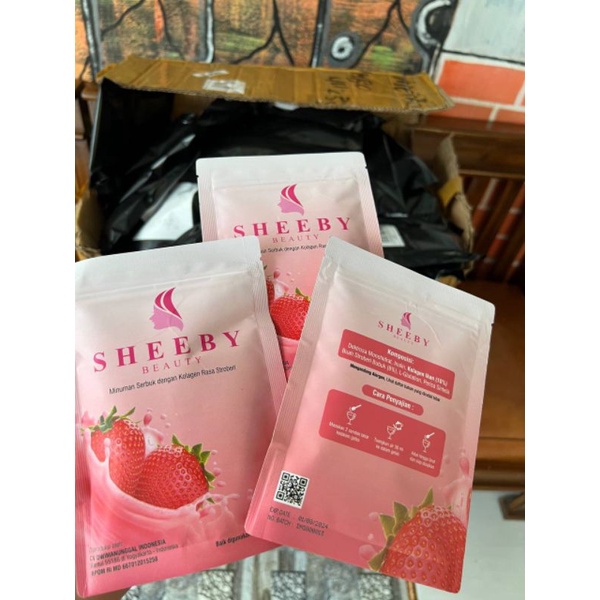 READY SIAP KIRIM SHEEBY BEAUTY COLLAGEN DRINK MINUMAN SERBUK KOLAGEN PEMUTIH