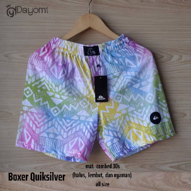 Pakaian Pria Bawahan Celana Boxer Bahan Combed Kaos Adem Nyaman Tidak Panas