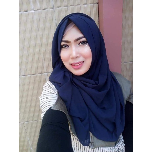Jilbab Instan // PHRP // tiara Hijabers-NAVY
