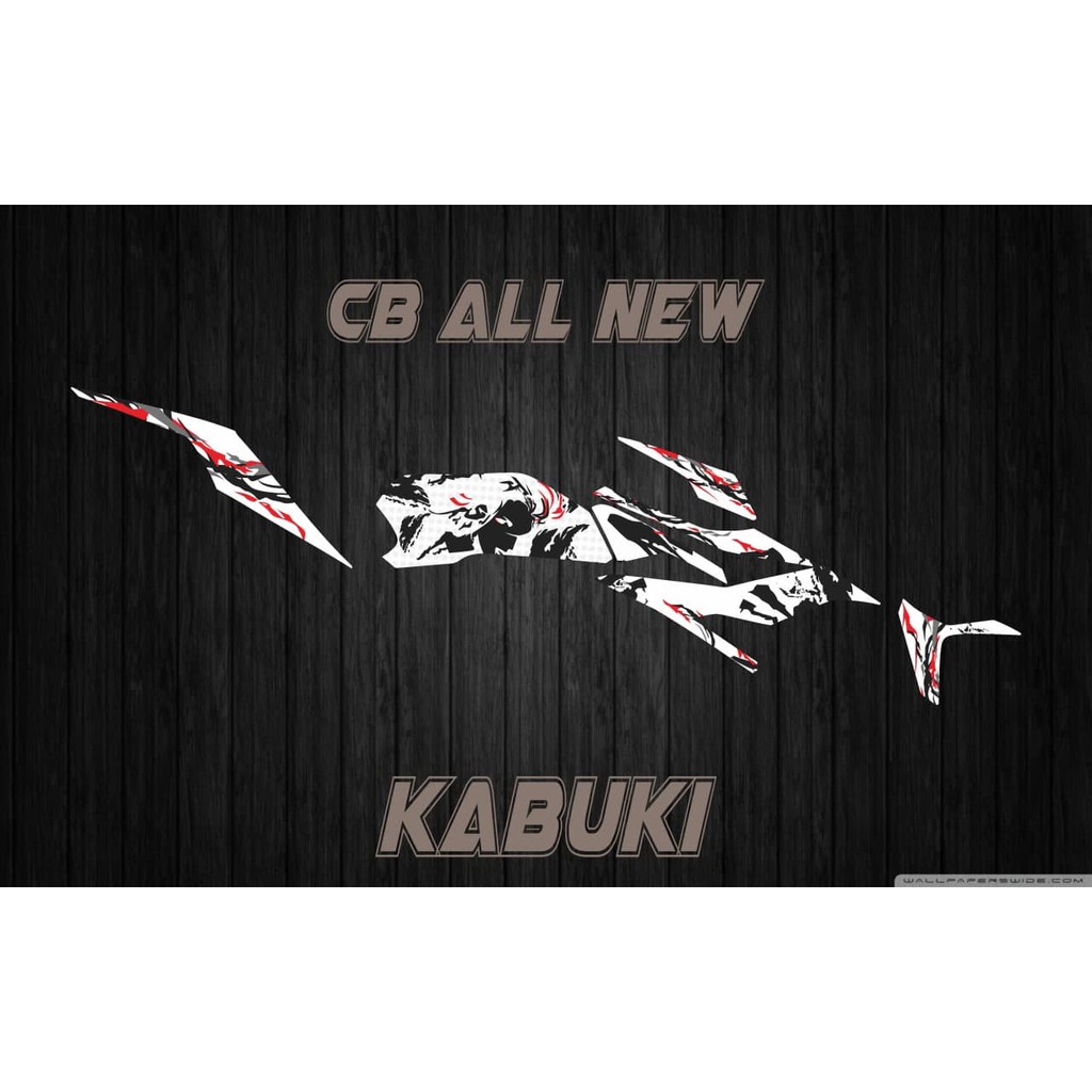 Stiker motor all new cb150r kabuki