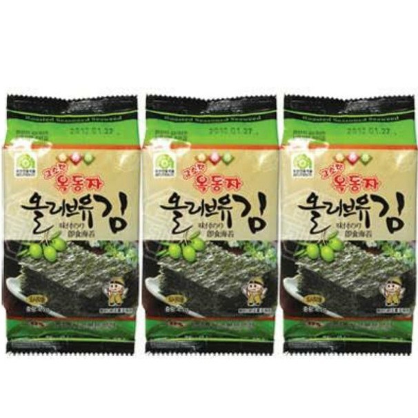 

Ock Dong Jasheet Seaweed Olive Oil Snack Impor 3 x 4.5 gram