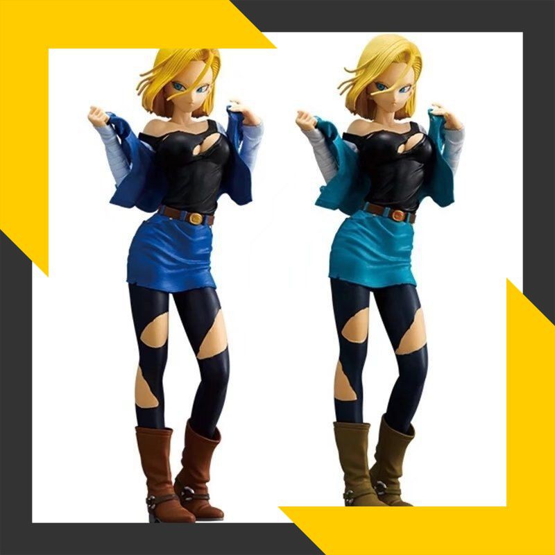 Anime Figure Import Berkualitas 25 Cm Dragon Ball Z Android 18 Lazuli Seksi Anime Action Figure Pvc