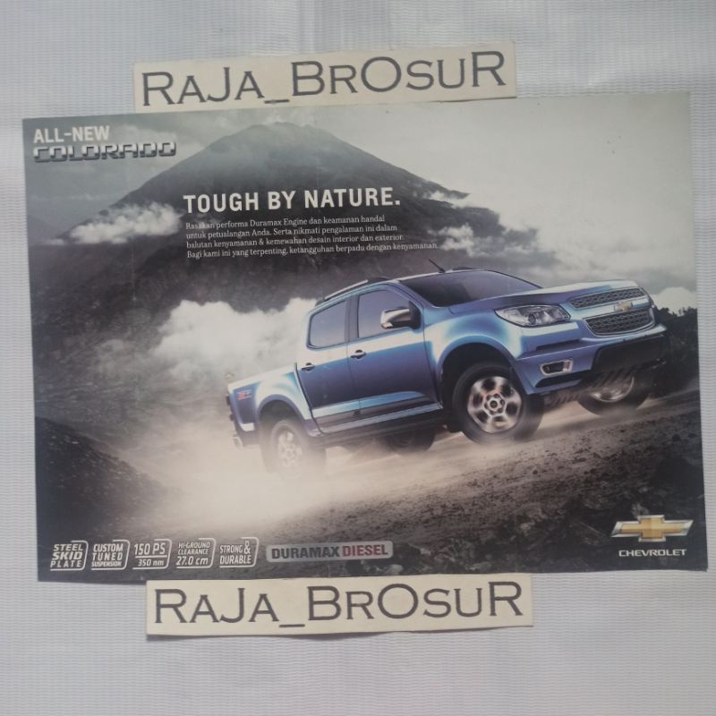 Poster brosur Chevrolet all new Colorado