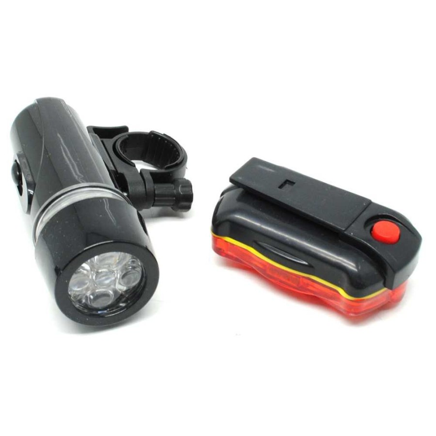 Lampu Senter Sepeda Power Beam depan belakang 1 set lampu sepeda gunung terang charger