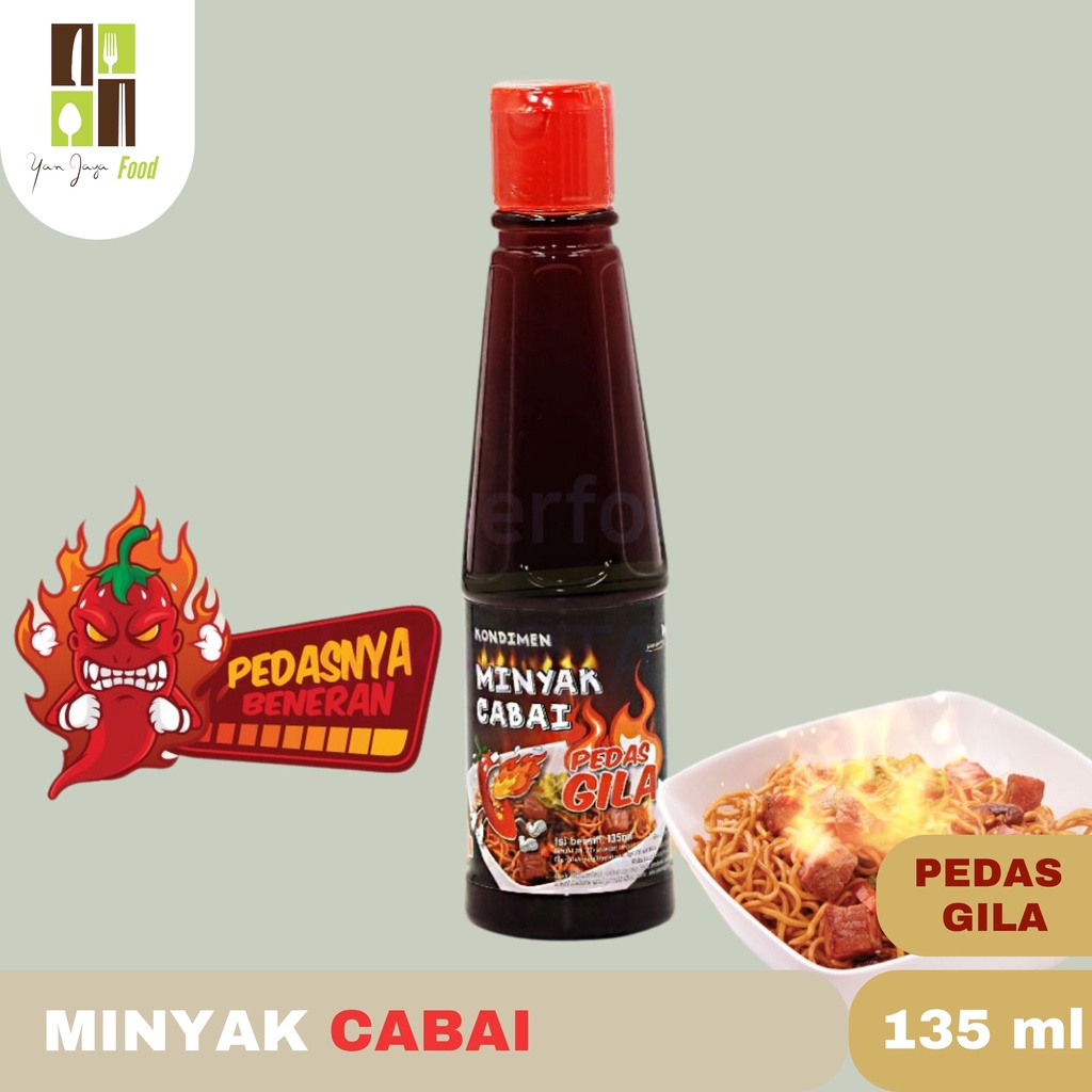 Minyak Cabai Pedas Santuy / Mantul / Gila 135ml