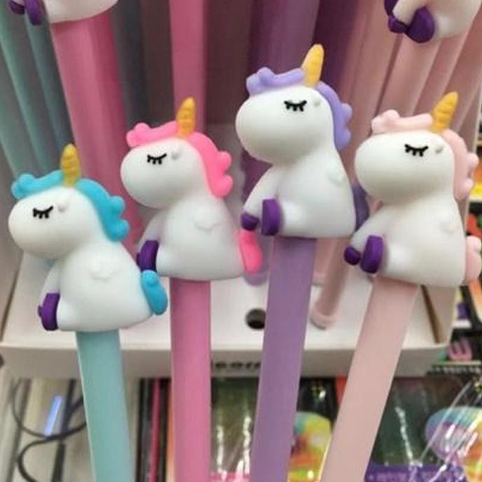 

BALLPOIN PENA BOLPEN UNICORN LUCU UNIK / PULLPEN KARAKTER BPKL-03 - UNGU MUDA