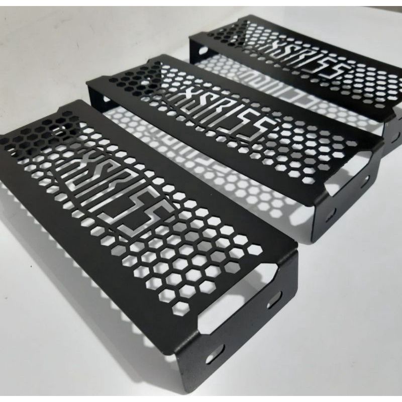 Cover Radiator Jaring XSR 155 Black Nitex FULL CNC