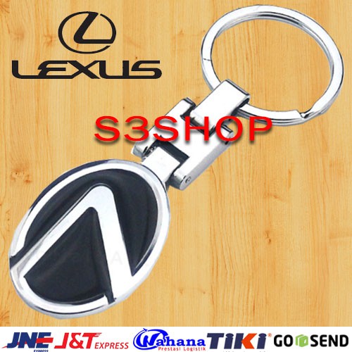 Gantungan Kunci Logo Lexus Bahan Stainless Steel