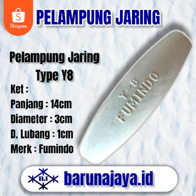 Pelampung Jaring / Pembatas Kolam Model Y8