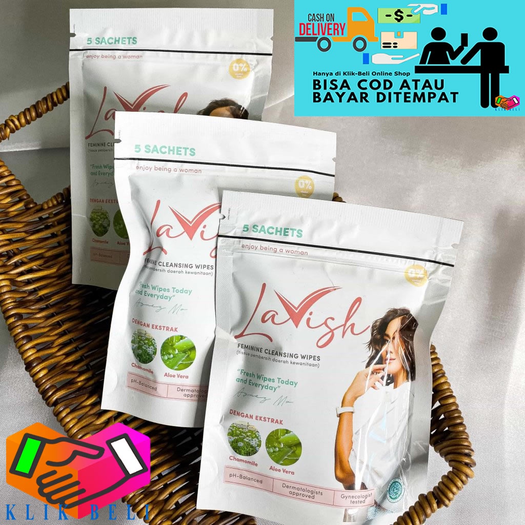 Lavish Tisu Magic Pembersih Daerah Kewanitaan Antiseptik Tissue Wipes