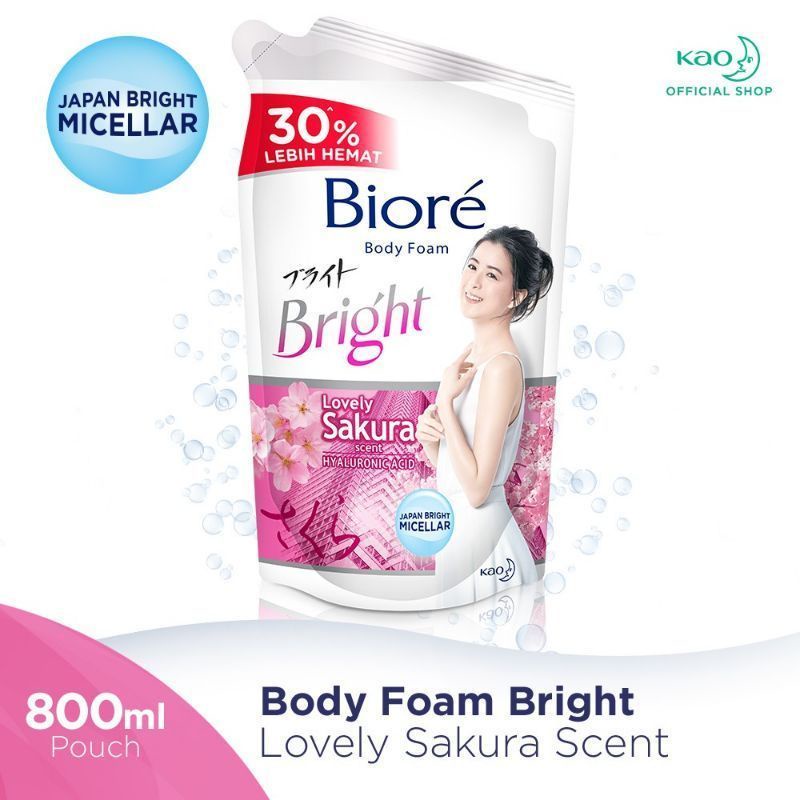 BIORE Body Wash Refil 800ml / Sabun Mandi Cair Biore 800 ML