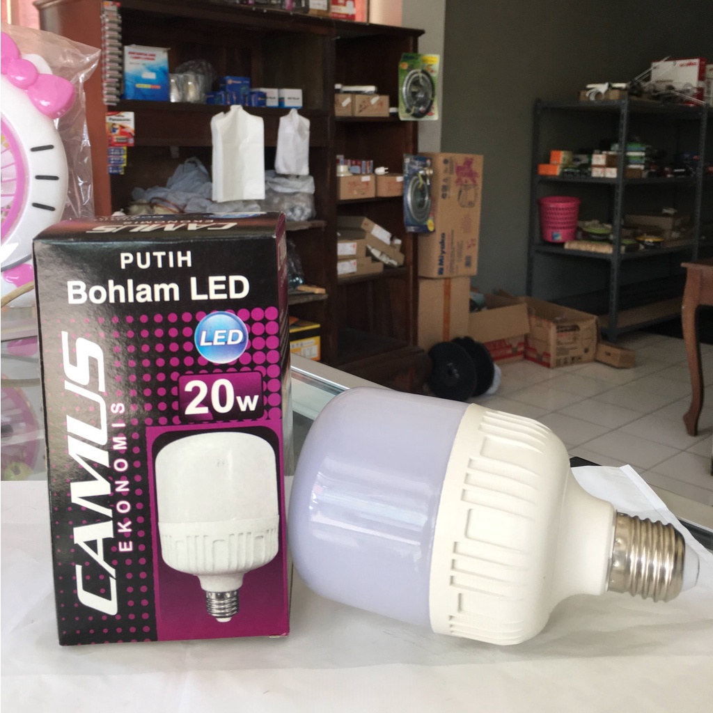 Camus Lampu Led Capsul 20W Putih / Kapsul 20Watt Putih / Bulb Led Cd