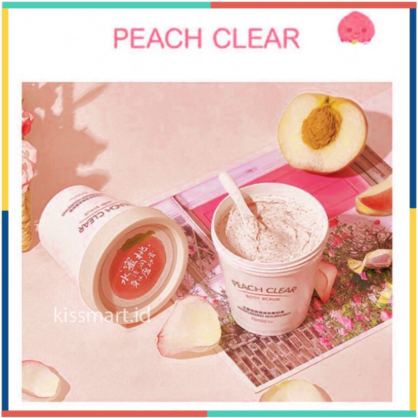 HANBOLI Peach Clear Body Scrub Ice Cream 200 ml XX032