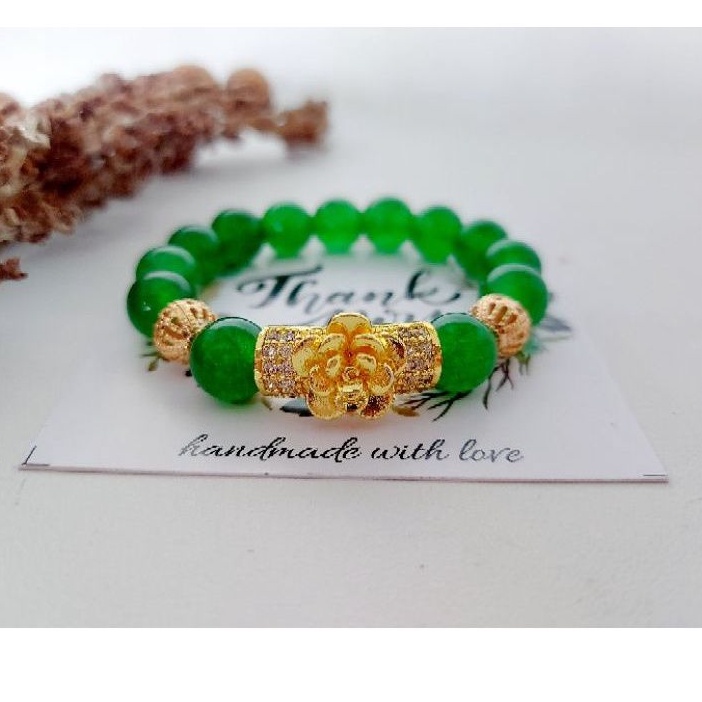 Gelang giok mik bunga