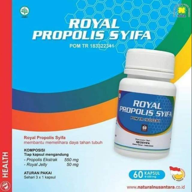 ROYAL PROPOLIS SYIFA NASA / HABBATUSSAUDAH NASA / ROYAL JELLY NASA /PROPOLIS NASA /AGEN NASA JAKARTA