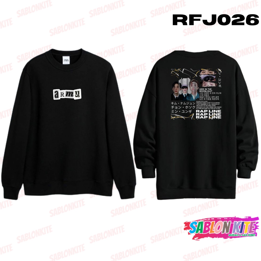 MURAH!!! HOODIE SWEATER KPOP RAP LINE RFJ026