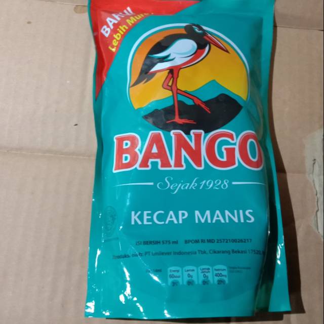 

Kecap Manis Bango 575ml (refill)