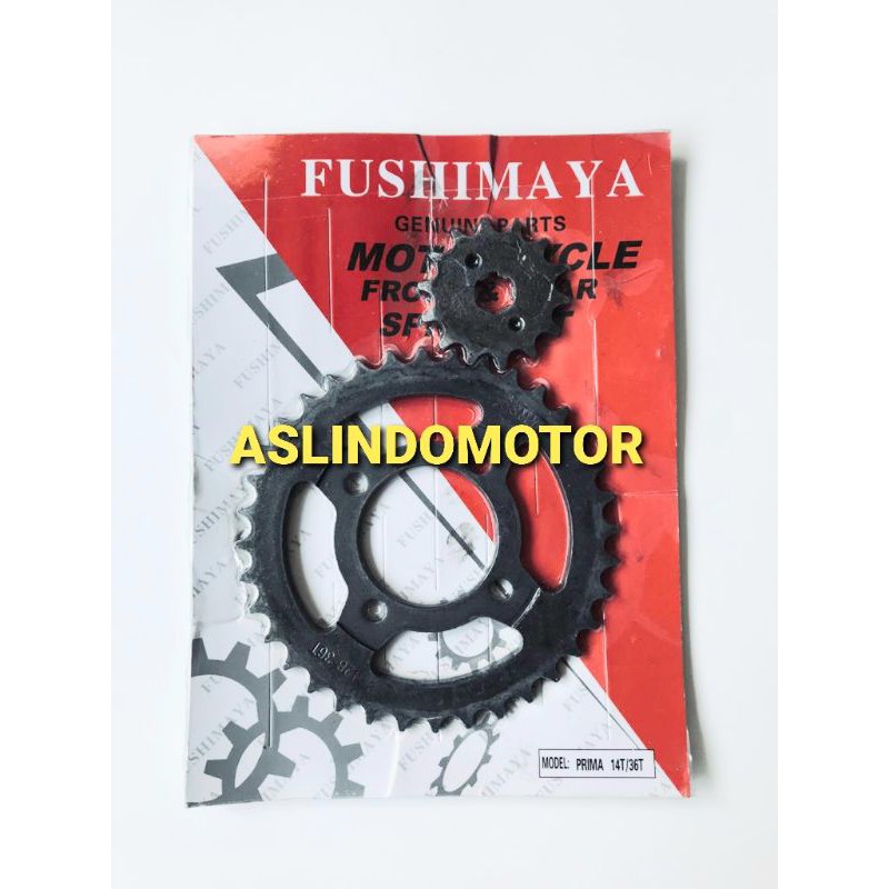 Gear Press Gir Set Depan Belakang Astrea Grand Prima 14T - 36T
