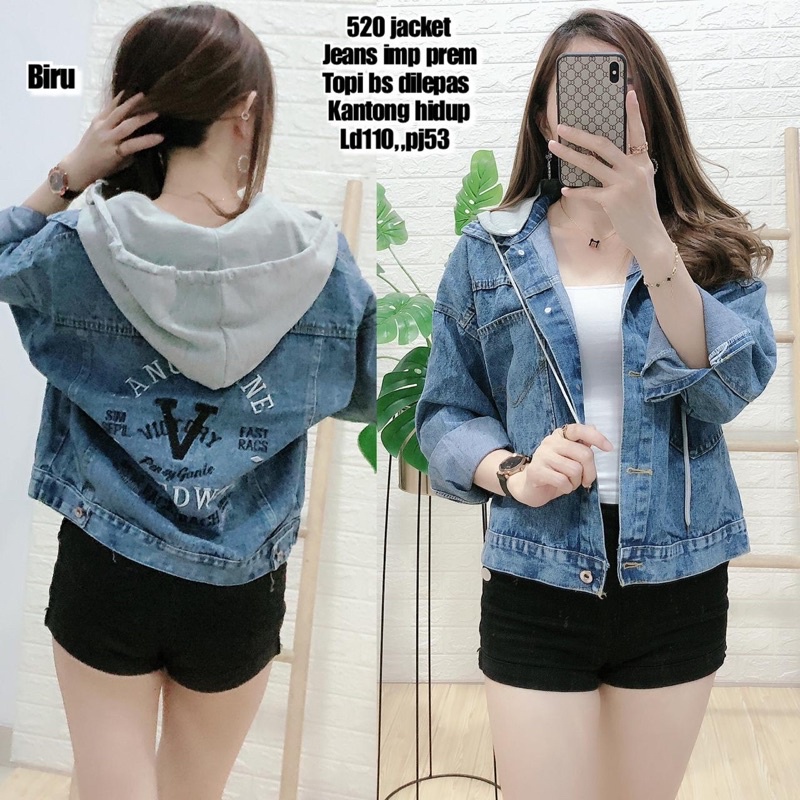 JAKET JEANS MOTIF BORDIR  PUNYA AMR