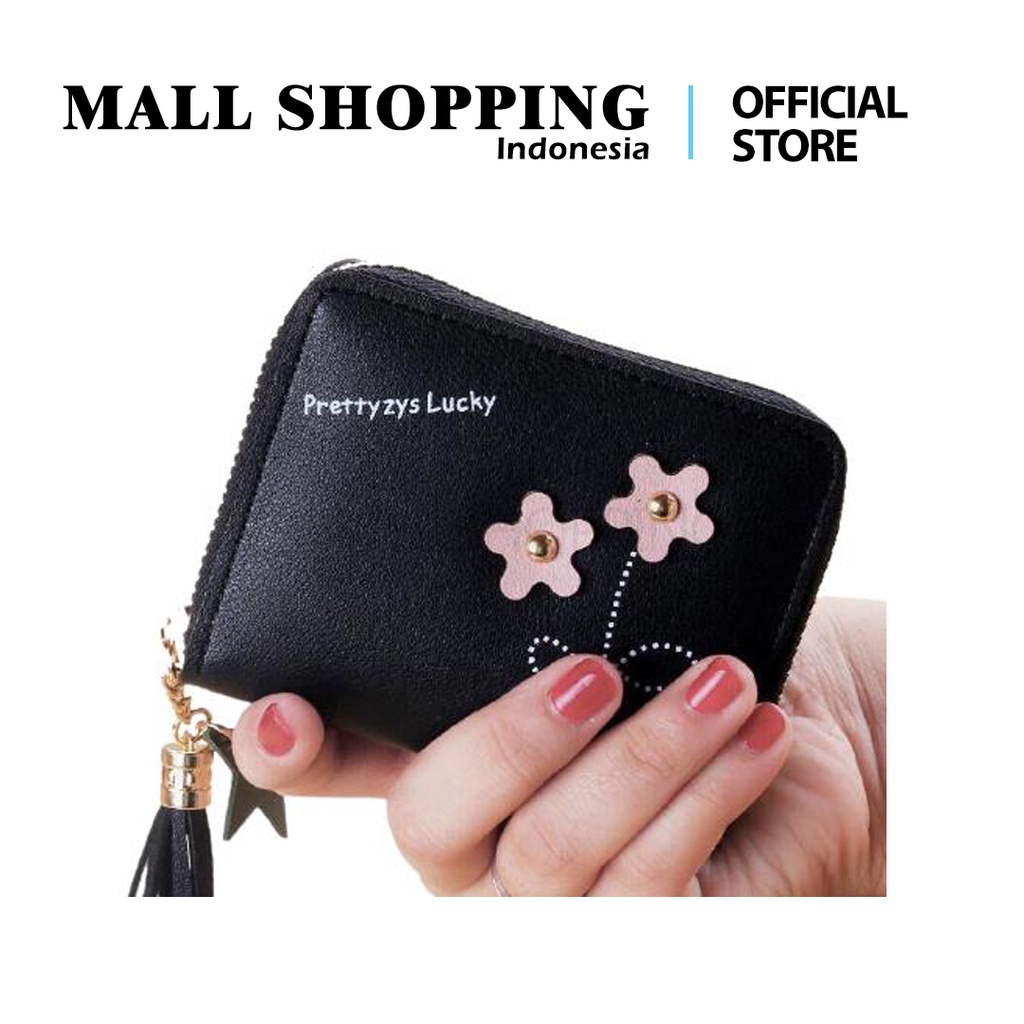 (COD) DOMPET WANITA  KOREAN FASHION TRENDY FASHION WALLET MALL SHOPPING