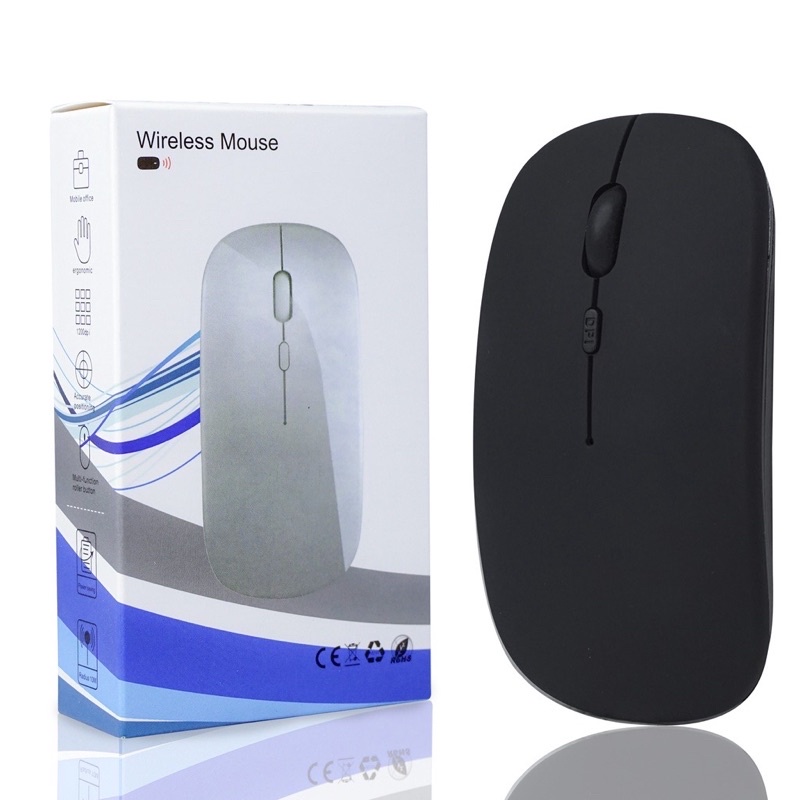 Mouse Dual Mode 2.4Ghz Wireless Bluetooth 2 In 1 Cordless Mouse