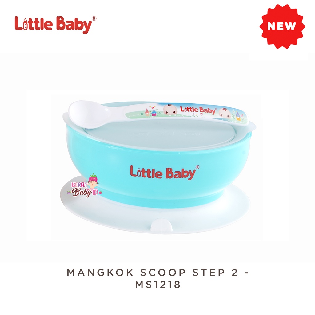 Little Baby Mangkok Bayi Easy Scoop Bowl Baby Step 2 MPASI #MS1218 Berry Mart