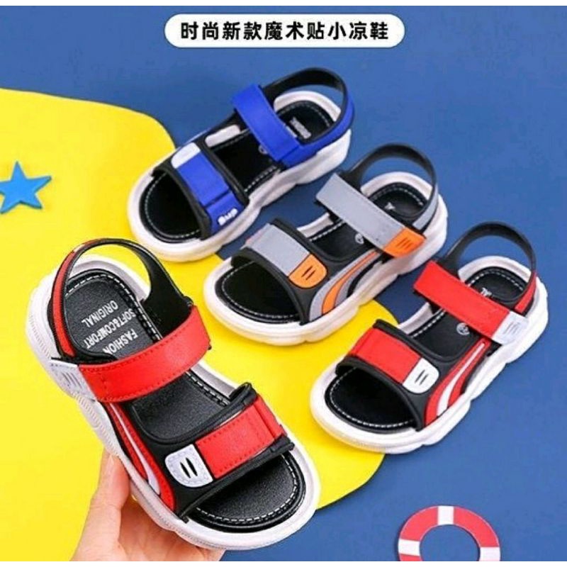 Sun-ASHER Sandal Gunung Anak Unisex Import 1018-H