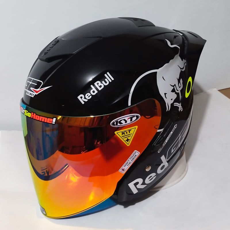 Helm Original G2 Optimax Paket Ganteng-Htm glosy kaca retgo