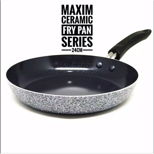 Maxim Neostone 24 Cm Frypan Panci / Wajan Penggorengan Keramik / Ceramic Teflon Non Stick Anti Lengket