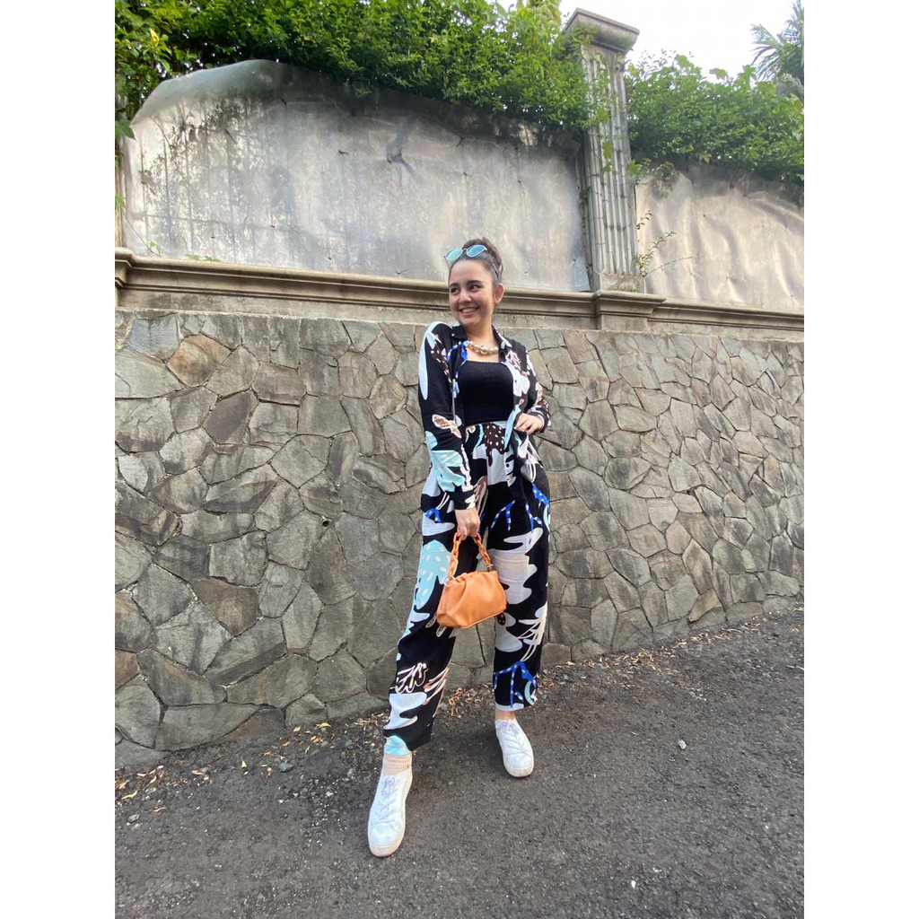 Savana Set HANAMI Setelan Rayon Couple Ibu Anak