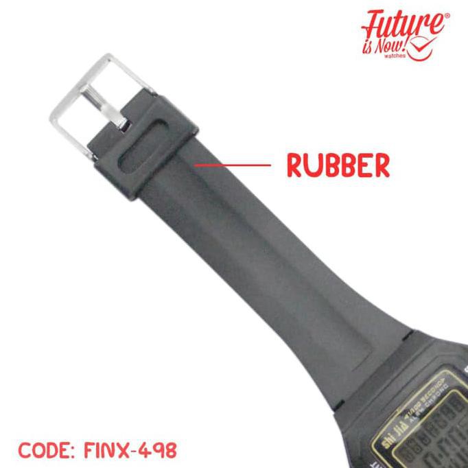 JAM TANGAN FASHION PRIA WANITA DIGITAL - RUBBER STRAP - FINX-498