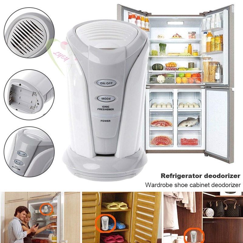 Le Refrigerator Air Purifier Deodorizer Fresh Cleaner Generator Ionizer Wardrobe Shoe Cabinet Id Shopee Indonesia